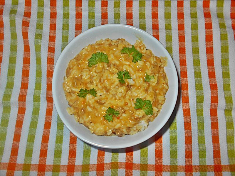 Mięso mielone z ryżem Mięso mielone z ryżem