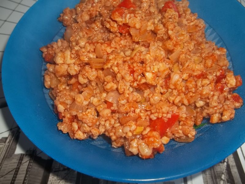 Mięso mielone z warzywami