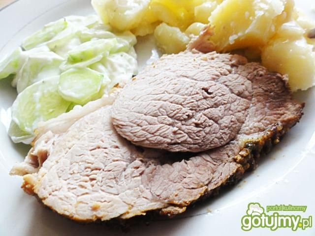 Mięso pieczone w musztardzie francuskiej Mięso pieczone w musztardzie francuskiej