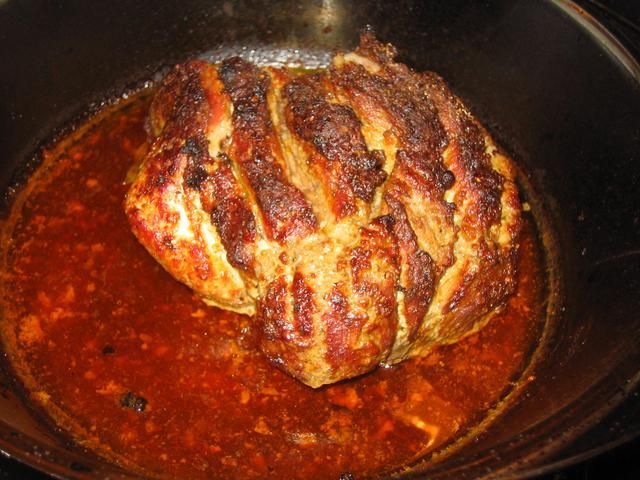 Mięso w marynacie z piekarnika