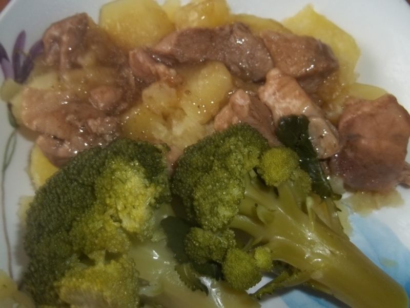 Mięso wieprzowe duszone