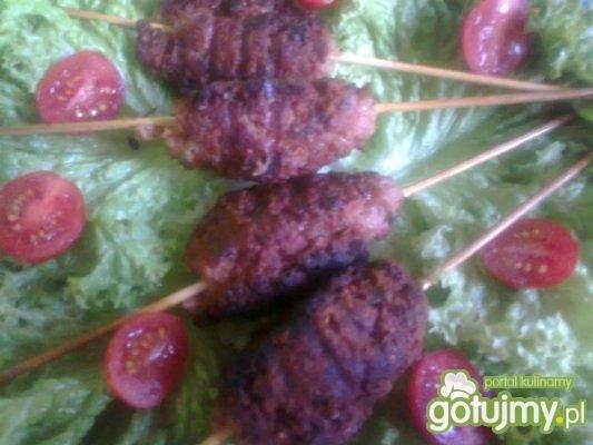 Mięso z bazylią grillowane a'la Kebab 