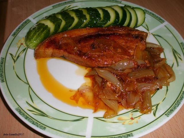 Mięso z cebulą Mięso z cebulą