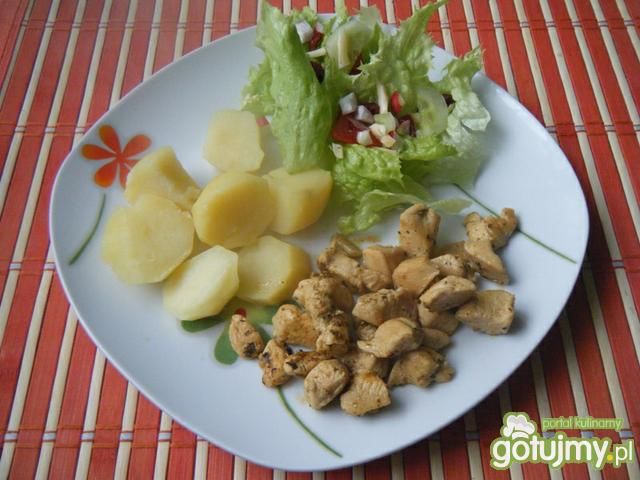 Mięso z kurczaka duszone w ziołach Mięso z kurczaka duszone w ziołach