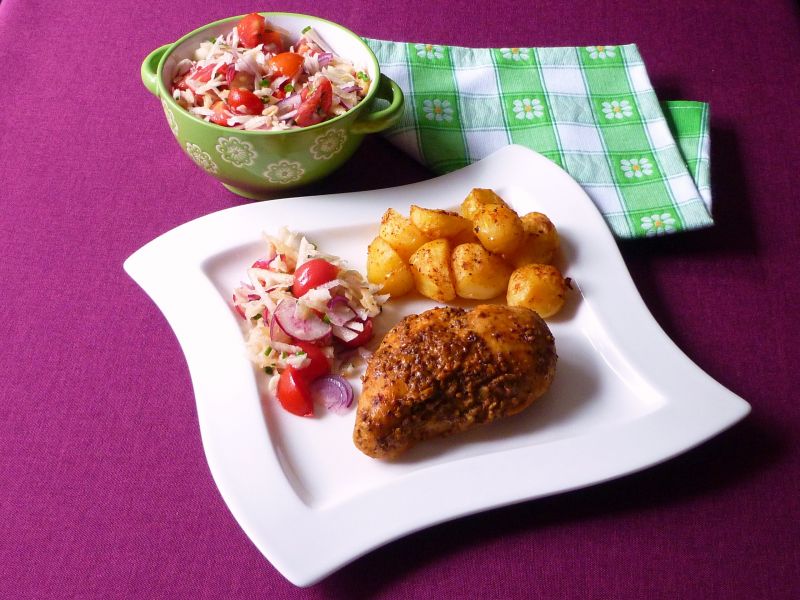 Mięso z kurczaka w egzotycznej marynacie