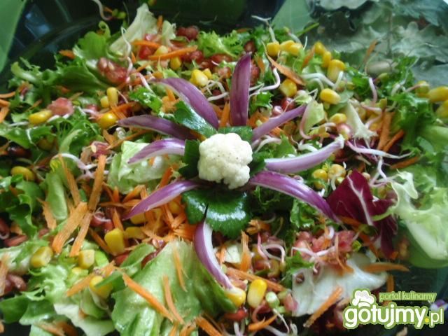 Mieszanka  sałat po   mojemu