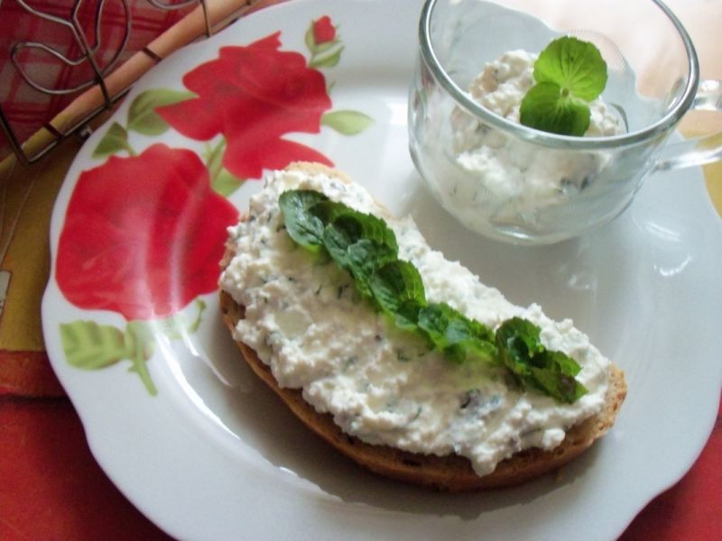 Miętowy twarożek