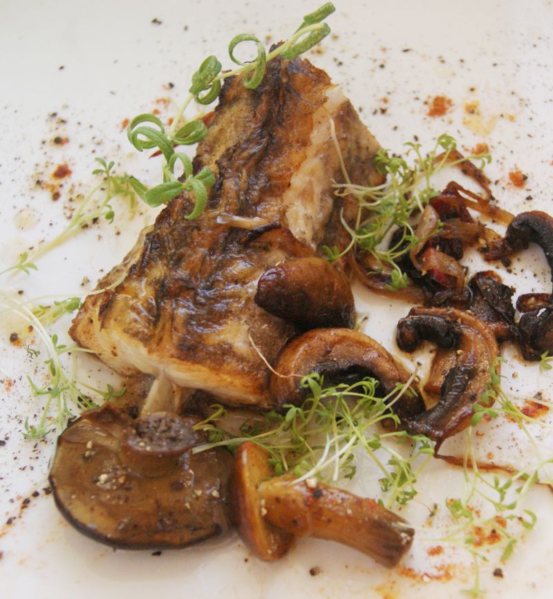 Miętus z kwaśnymi grzybami