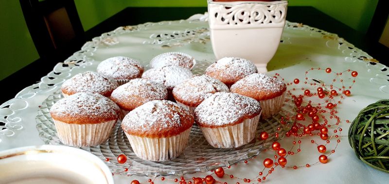 Migdałowe babeczki z drażami kakaowymi