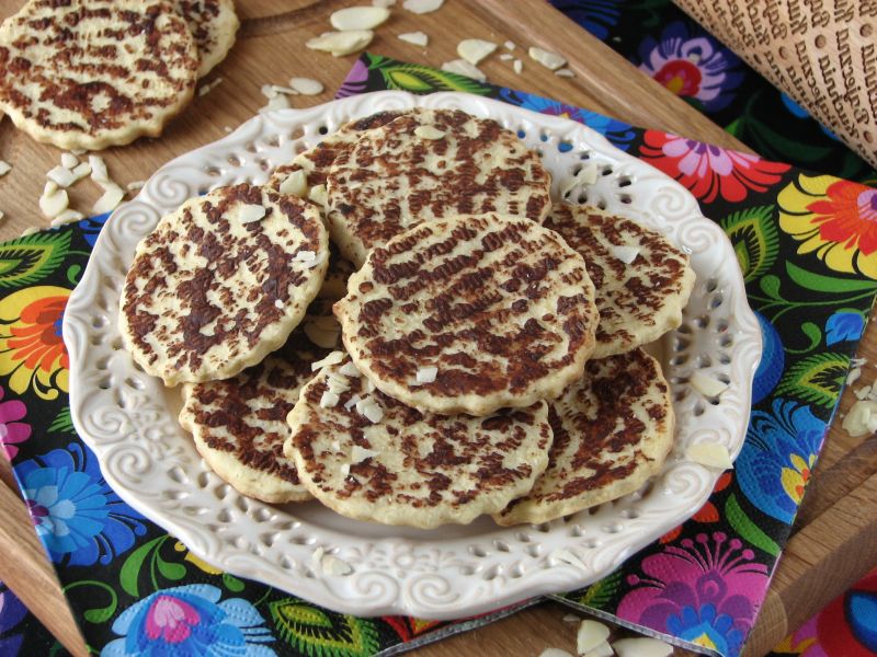Migdałowe ciasteczka z czekoladą