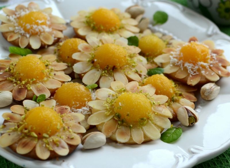 Migdałowe kwiatuszki Migdałowe kwiatuszki