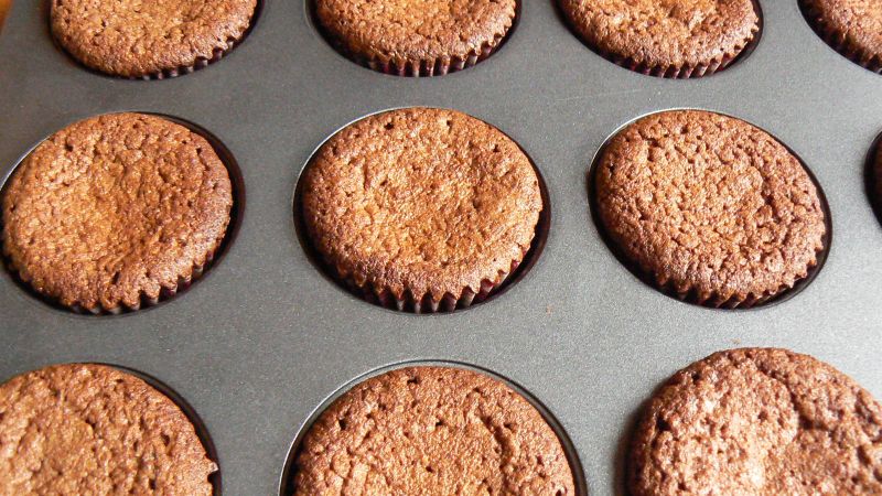 Migdałowe muffinki z czekoladą