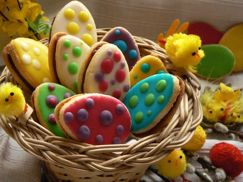 Migdałowo cytrynowe ciasteczka jajeczka