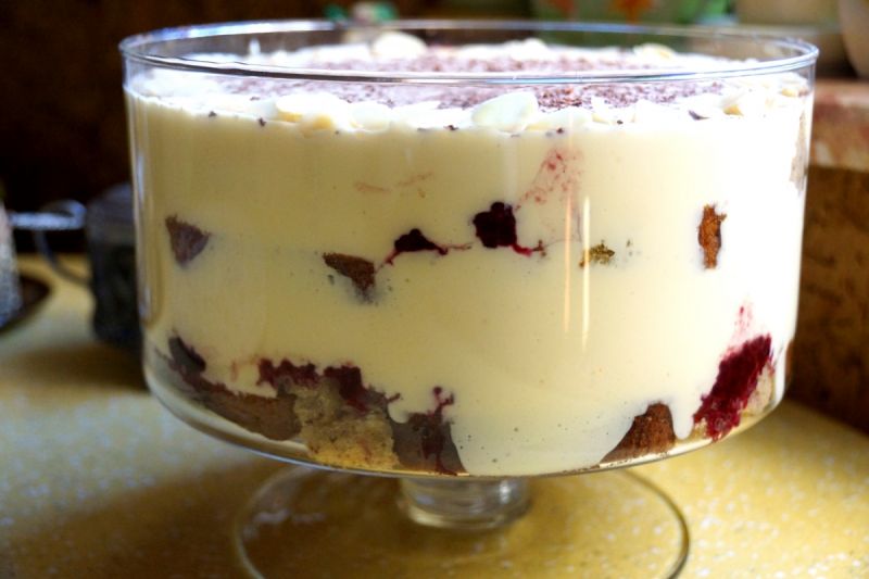 Migdałowo-jeżynowy kielich z mascarpone Migdałowo-jeżynowy kielich z mascarpone