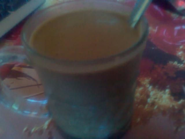 Migdałowo rumowa kawka.