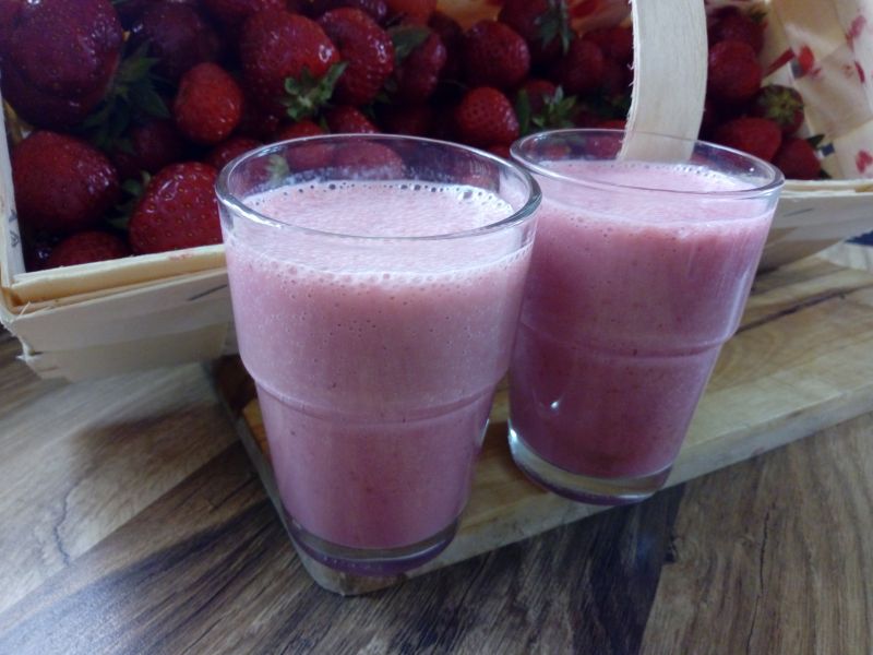 Milkshake truskawkowy