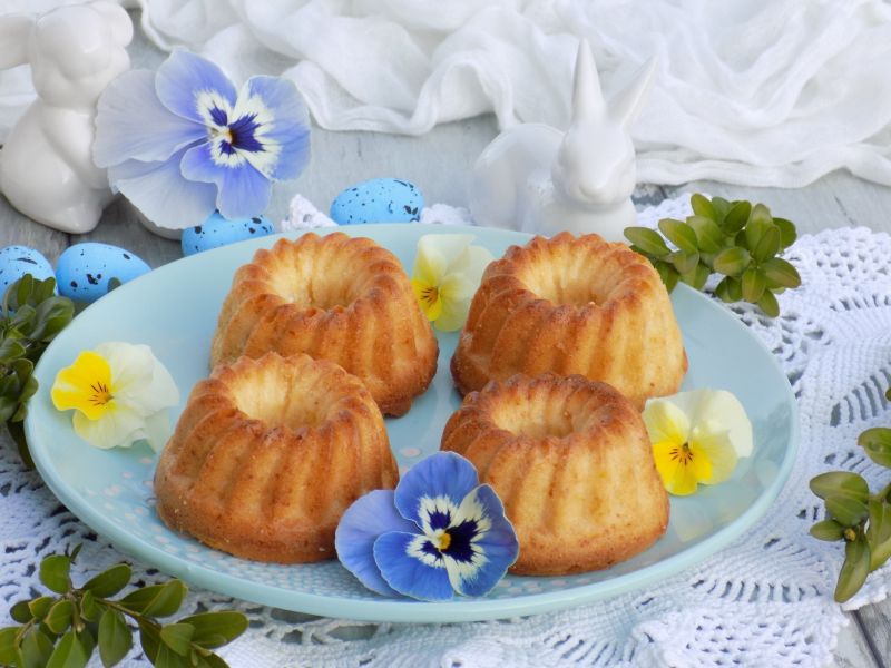 Mini babeczki na mleku skondesowanym