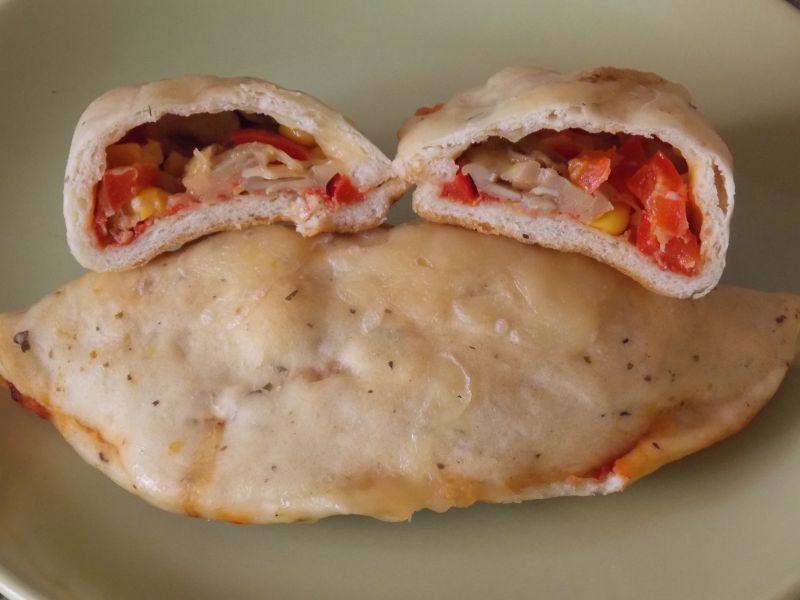 Mini calzone z warzywami Mini calzone z warzywami