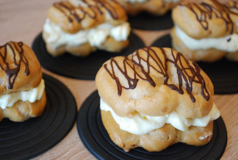 Mini eklerki z kremem