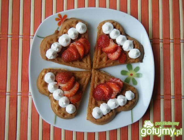 Mini gofry w narodowych barwach