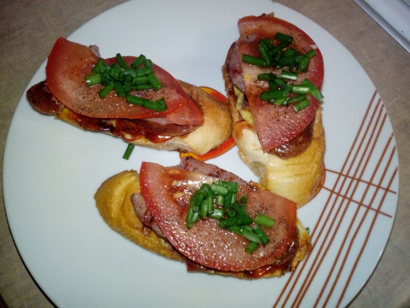 Mini kanapki grillowe