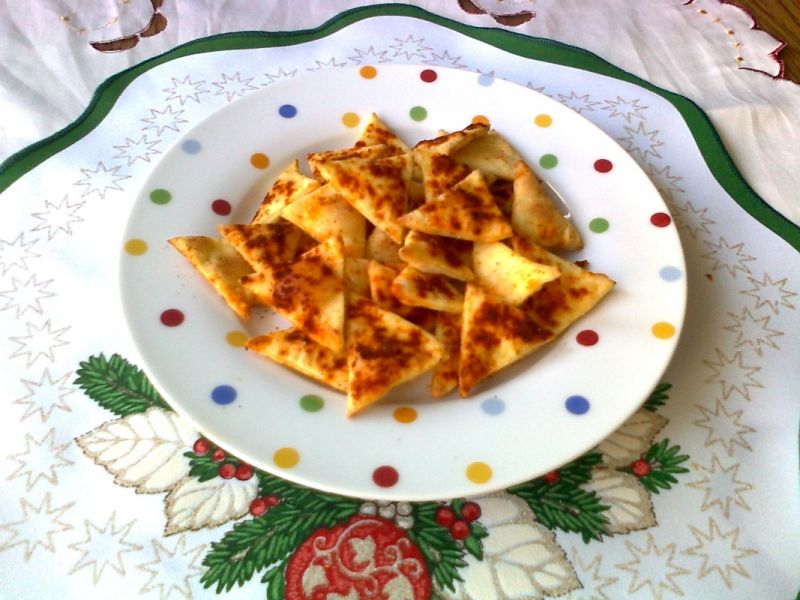 Mini krakersy salsa z papryką