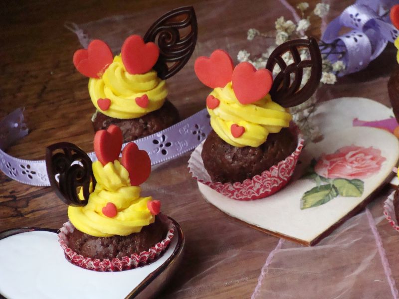 Mini muffinki na Walentynki 