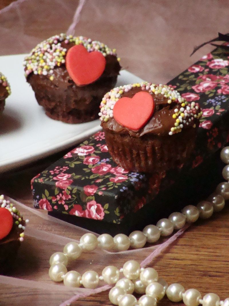Mini muffinki na Walentynki 
