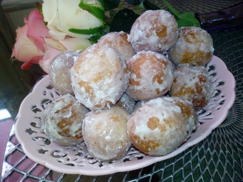 Mini pączki cytrynowe