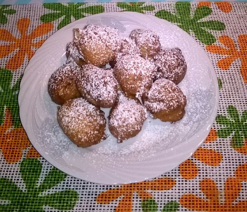 Mini pączki łyżeczką kładzione Mini pączki łyżeczką kładzione