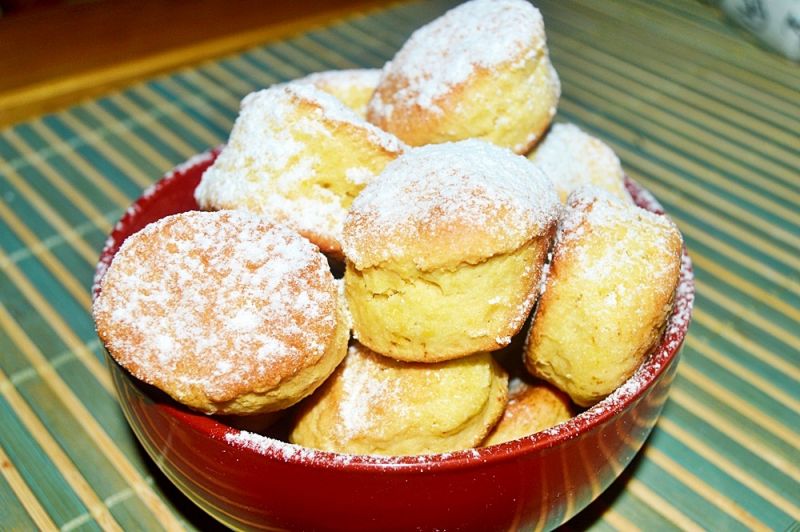 Mini pączki z piekarnika