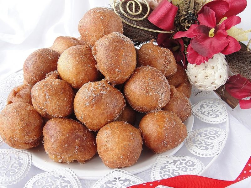 Mini pączki z serka homogenizowanego