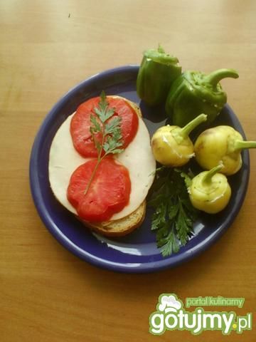 mini papryczki nadziewane twarożkiem mini papryczki nadziewane twarożkiem