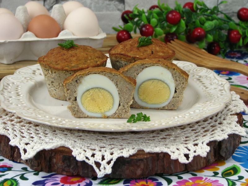 Mini pasztety z jajkiem