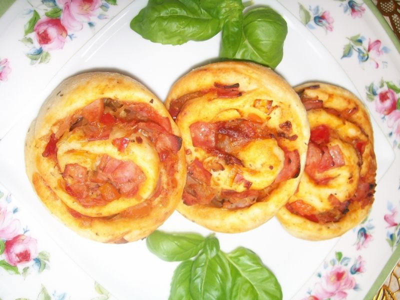 Mini pizze z porem 