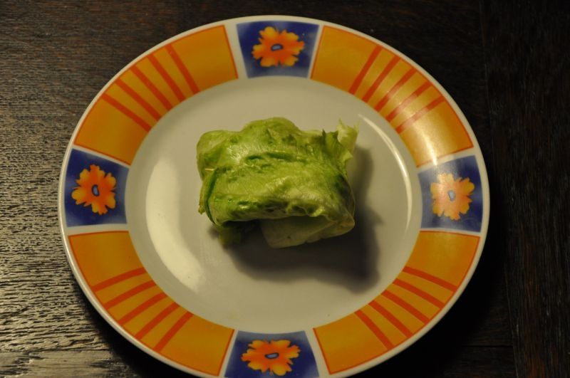 Mini przekąska w sałacie Mini przekąska w sałacie