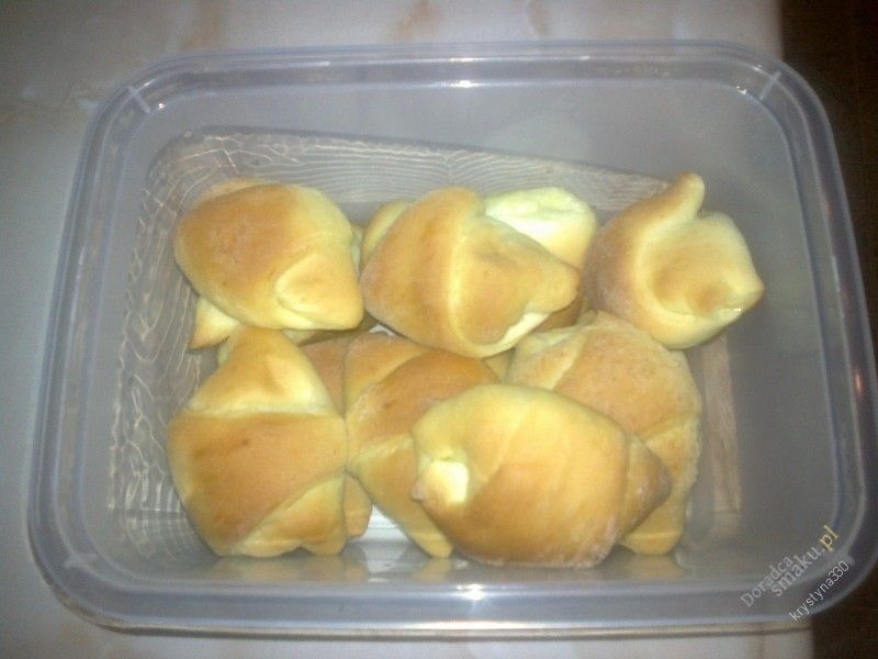 Mini rogaliki z czekoladą