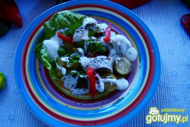 Mini sałatka śledziowa .