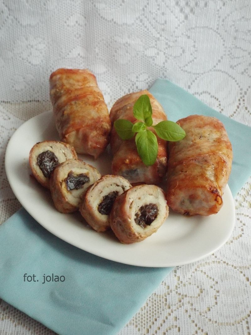 Mini schab ze śliwkami Mini schab ze śliwkami