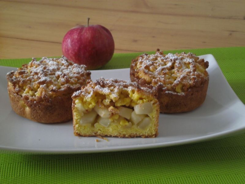 Mini szarlotki z cynamonem Mini szarlotki z cynamonem