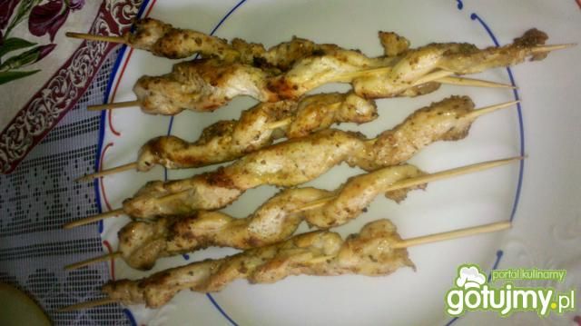 Mini szaszłyki z kurczaka na szybko Mini szaszłyki z kurczaka na szybko