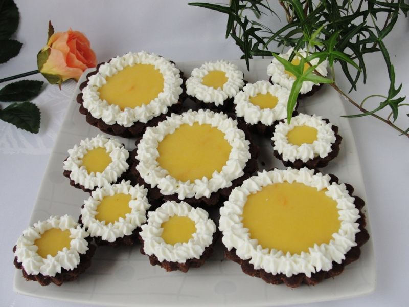 Mini tarty z orange curd