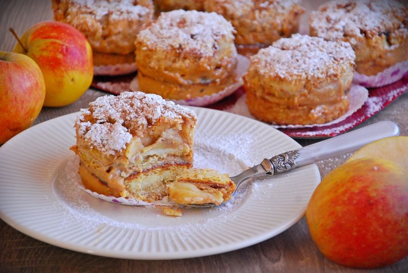 Mini torciki serowo-jabłkowe