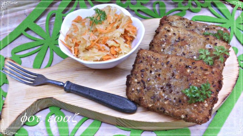 Mintaj orzechowy z siemieniem lnianym Mintaj orzechowy z siemieniem lnianym