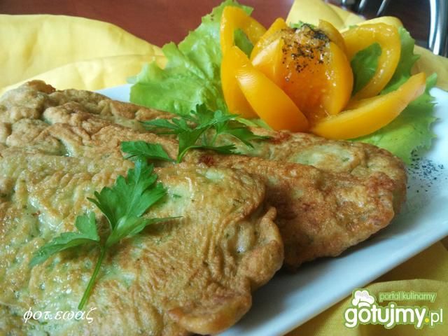 Mintaj w cieście majonezowo pietruszkowy