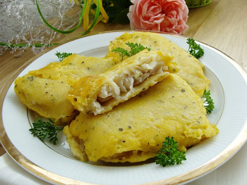 Mintaj w kukurydzianym cieście Mintaj w kukurydzianym cieście