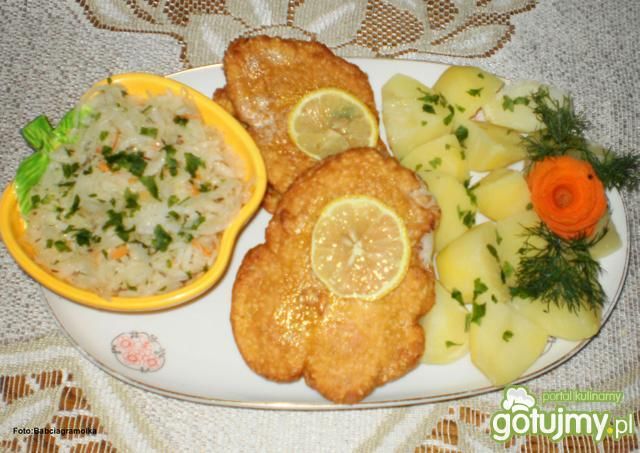 Mintaj w sezamowym cieście :