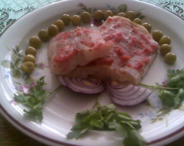 Mintaj z chrzanem Mintaj z chrzanem