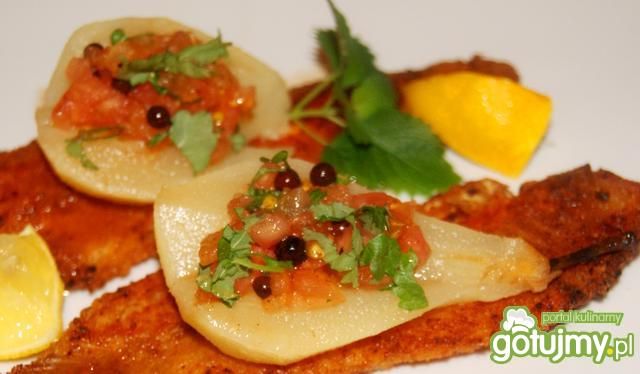 Mintaj z pikantną gruszką Mintaj z pikantną gruszką