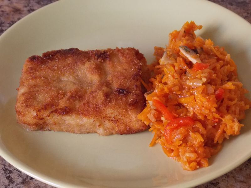 Mintaj z sosem warzywnym Mintaj z sosem warzywnym